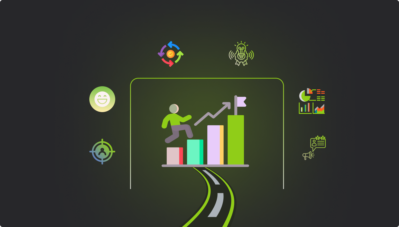 Laptop with 'Orkhard Nywhere' on screen